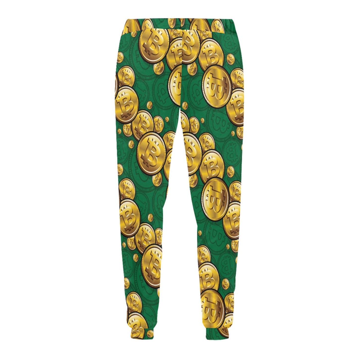 Bitcoin Pattern Print Design DO02 Men's Sweatpants
