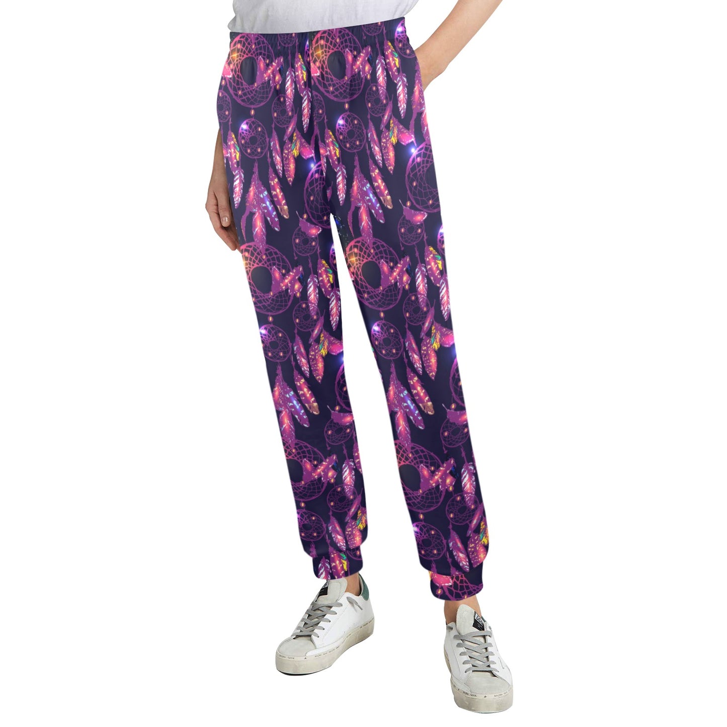 Dream catcher neon Women's Casual Track Pants