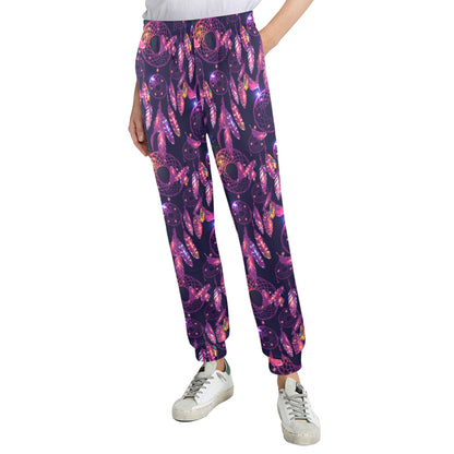 Dream catcher neon Women's Casual Track Pants