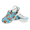 Brow Sea Turtle Print Pattern Unisex Clogs Shoes