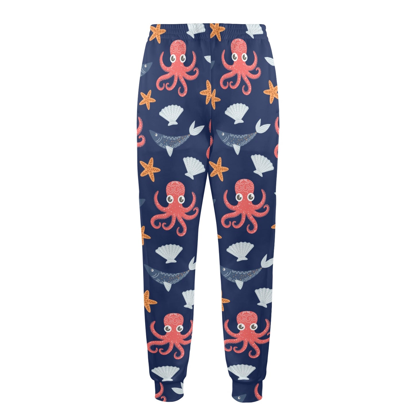 Octopus Pattern Print Design A04 Men's Casual Track Pants