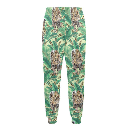 Leopard Pattern Print Design 03 Men's Casual Track Pants