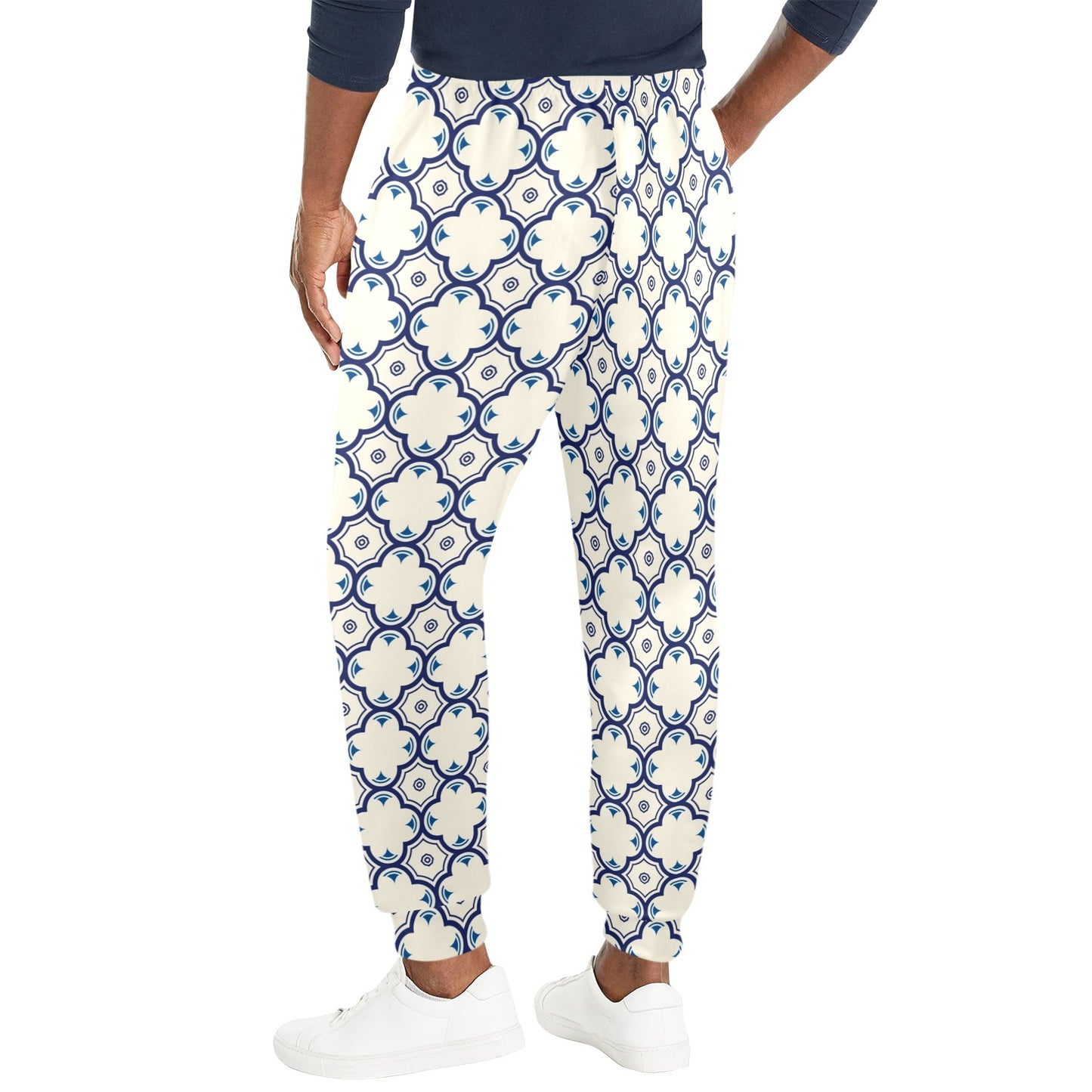 elegant Design Print Pattern JJ0185 Men's Casual Track Pants