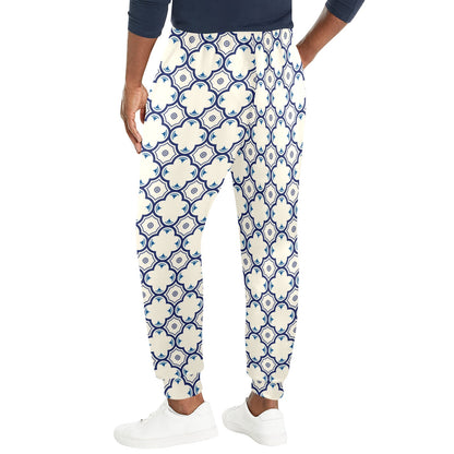elegant Design Print Pattern JJ0185 Men's Casual Track Pants