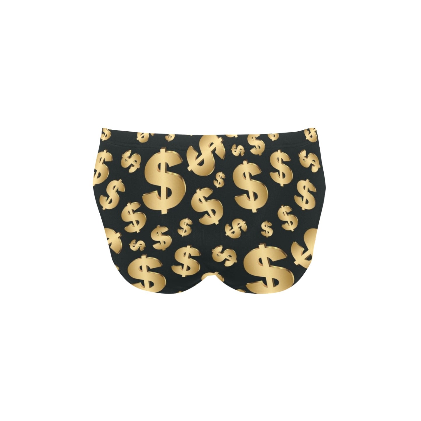 Dollar Pattern Print Design DO04 Men's Swimming Briefs