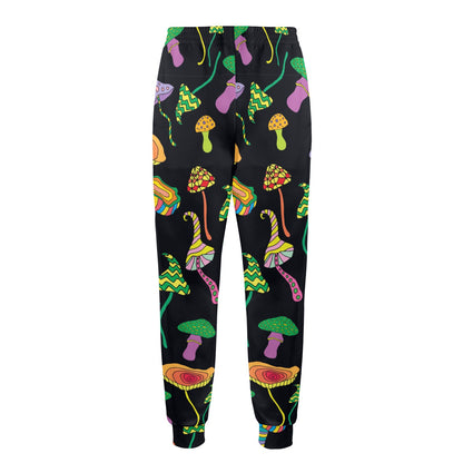 Psychedelic Mushroom Pattern Print Design A02 Men's Casual Track Pants