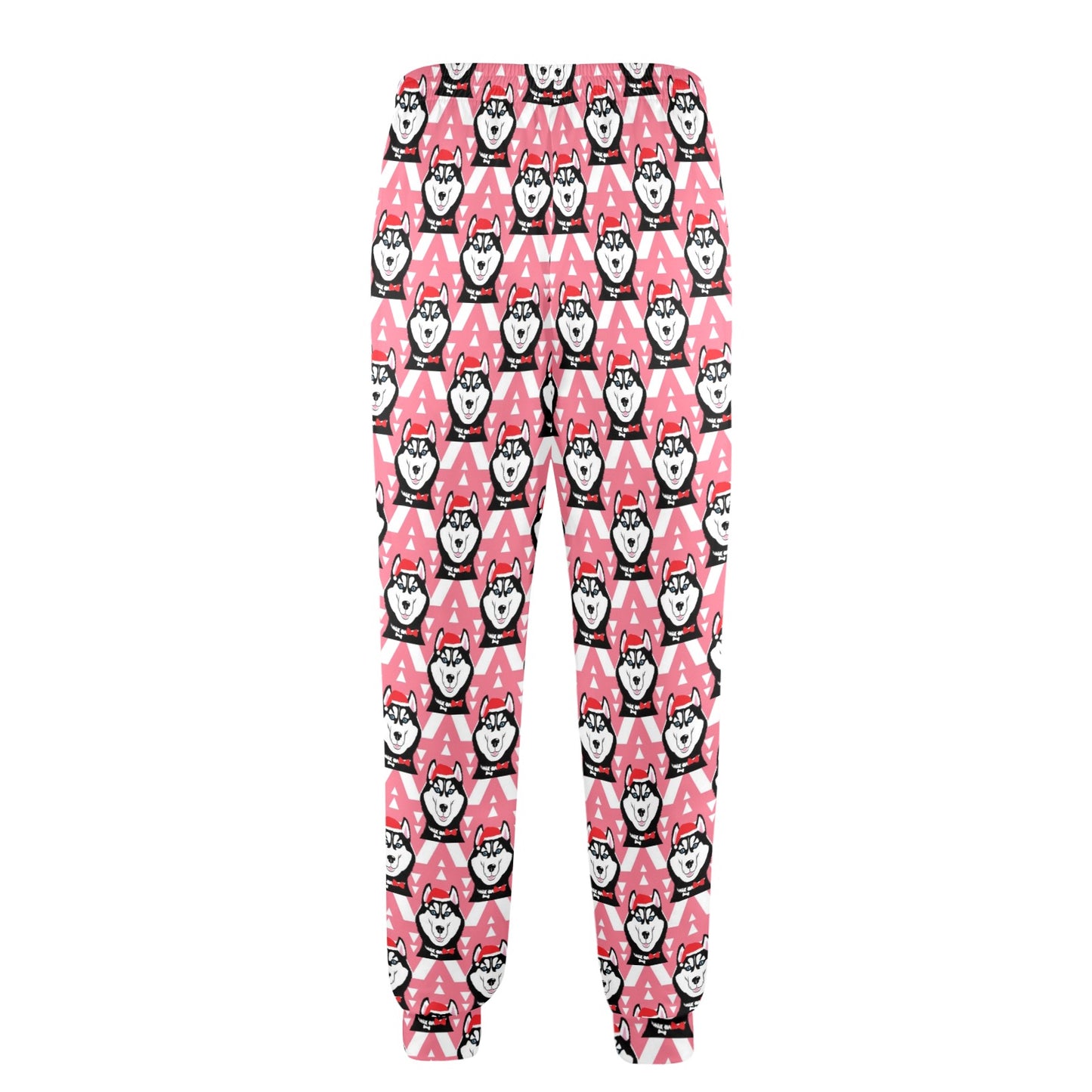 Siberian Huskies Christmas Themed Print Design LKS302 Men's Casual Track Pants