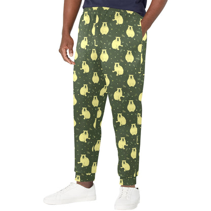Capybara Pattern Print Design 03 Men's Casual Track Pants