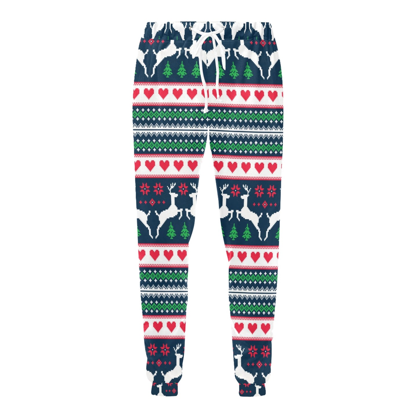 Reindeer Pattern Print Design 03 Men's Sweatpants