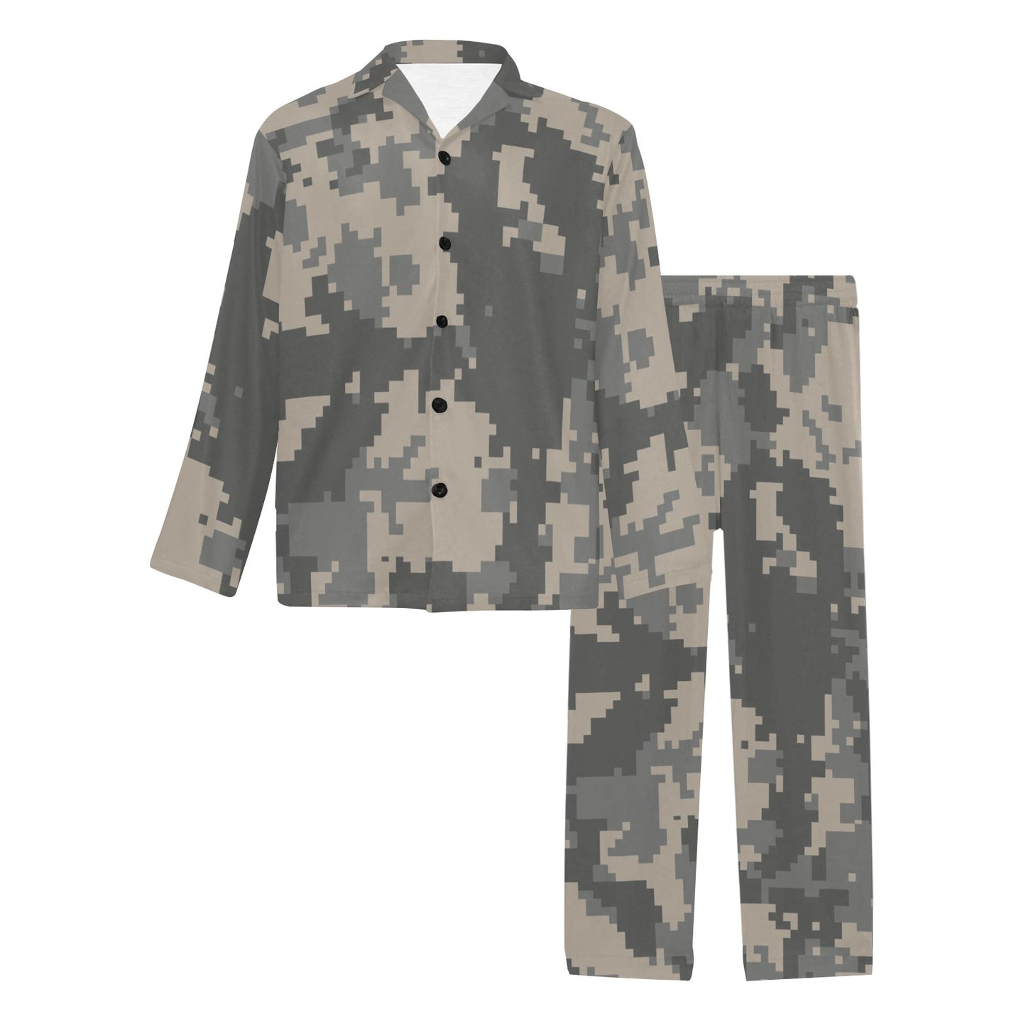 ACU Digital Camouflage Men's Long Pajama Set