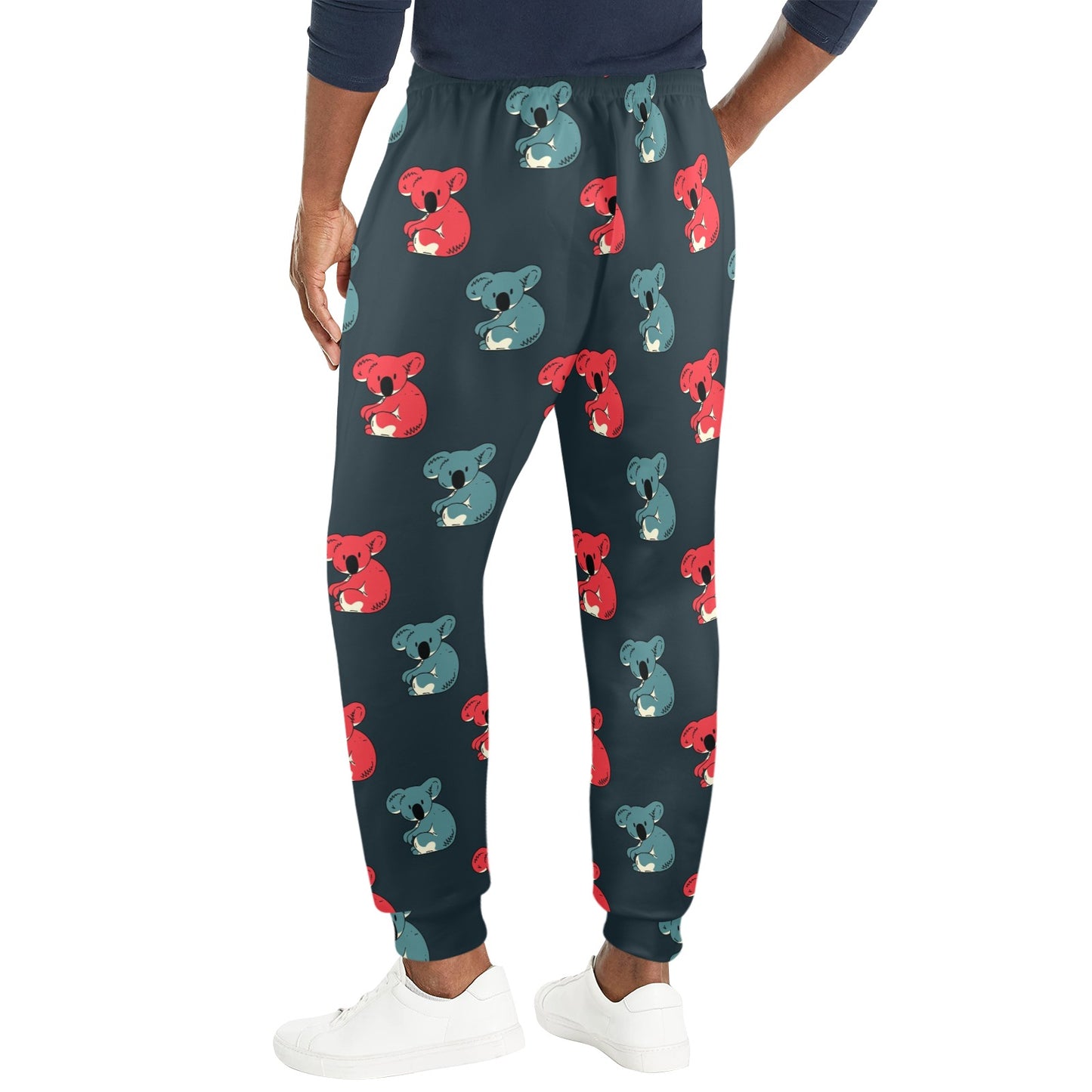 Koala Pattern Print Design 02 Men's Casual Track Pants