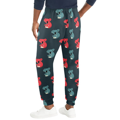 Koala Pattern Print Design 02 Men's Casual Track Pants