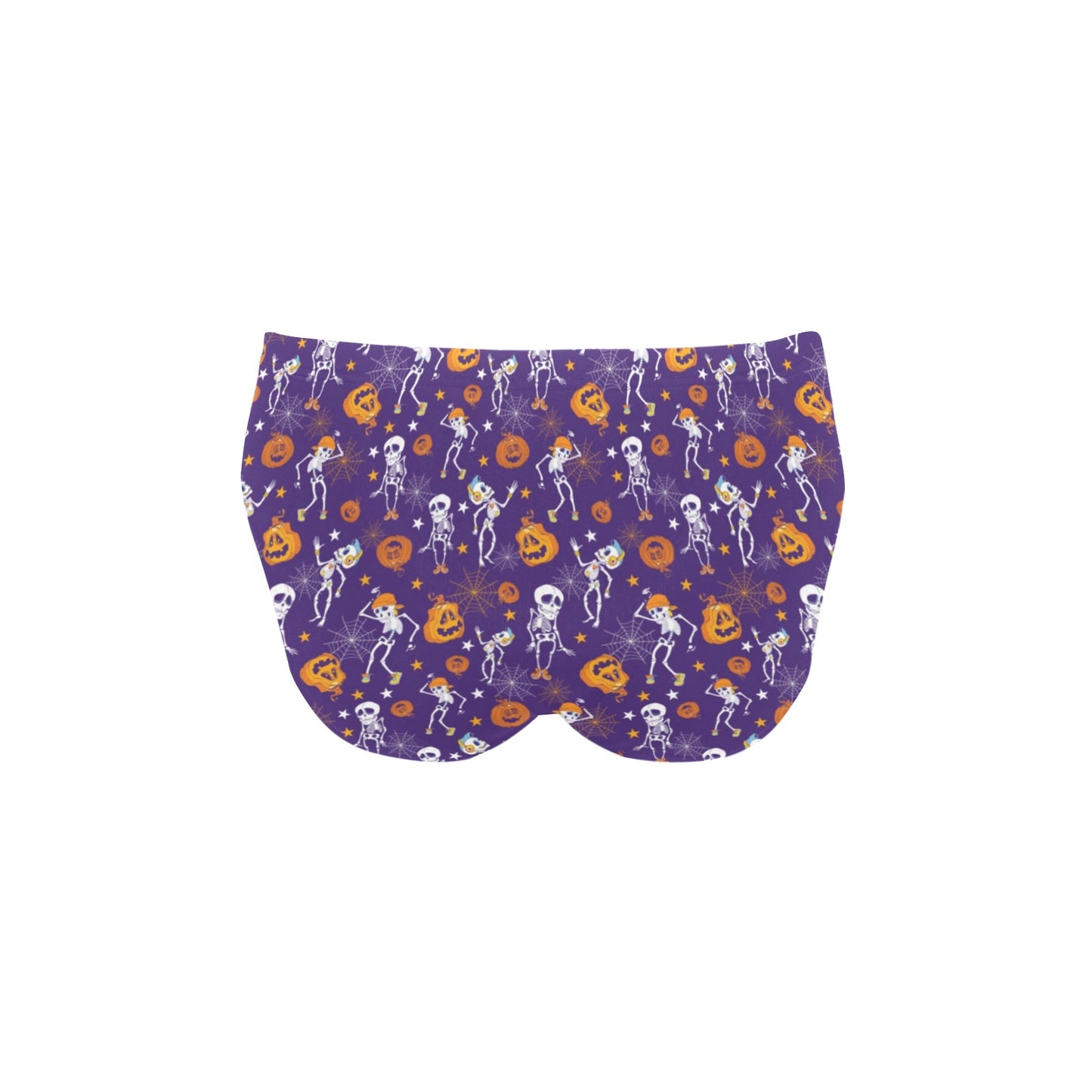 Skeleton Halloween Dance Print Design LKS304 Men's Swimming Briefs