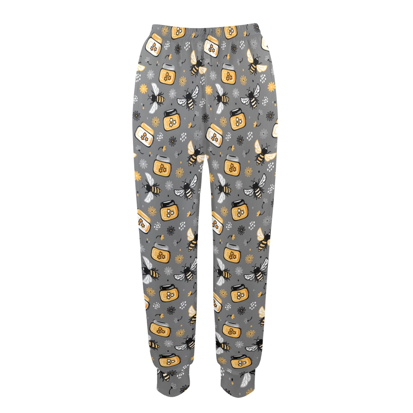 Honey Bee Print Design LKS301 Women's Casual Track Pants