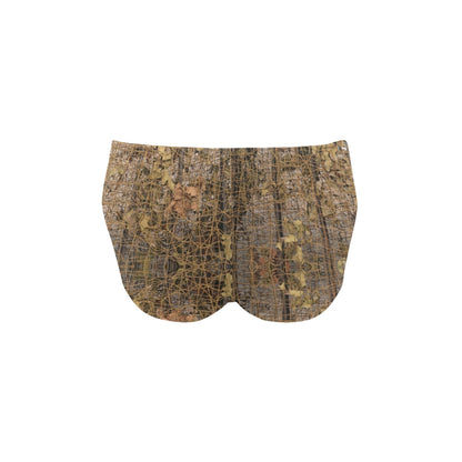 Camouflage Realtree Pattern Print Design 01 Men's Swimming Briefs