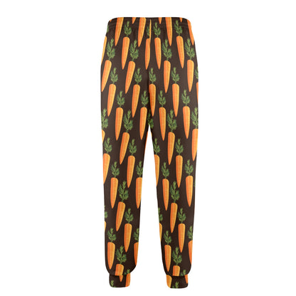 Carrot Pattern Print Design 06 Men's Casual Track Pants