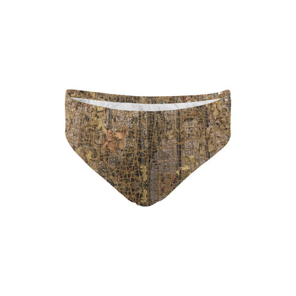 Camouflage Realtree Pattern Print Design 01 Men's Swimming Briefs