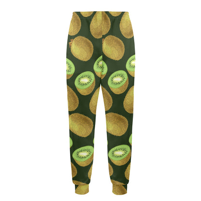 Kiwi Pattern Print Design KW04 Men's Casual Track Pants