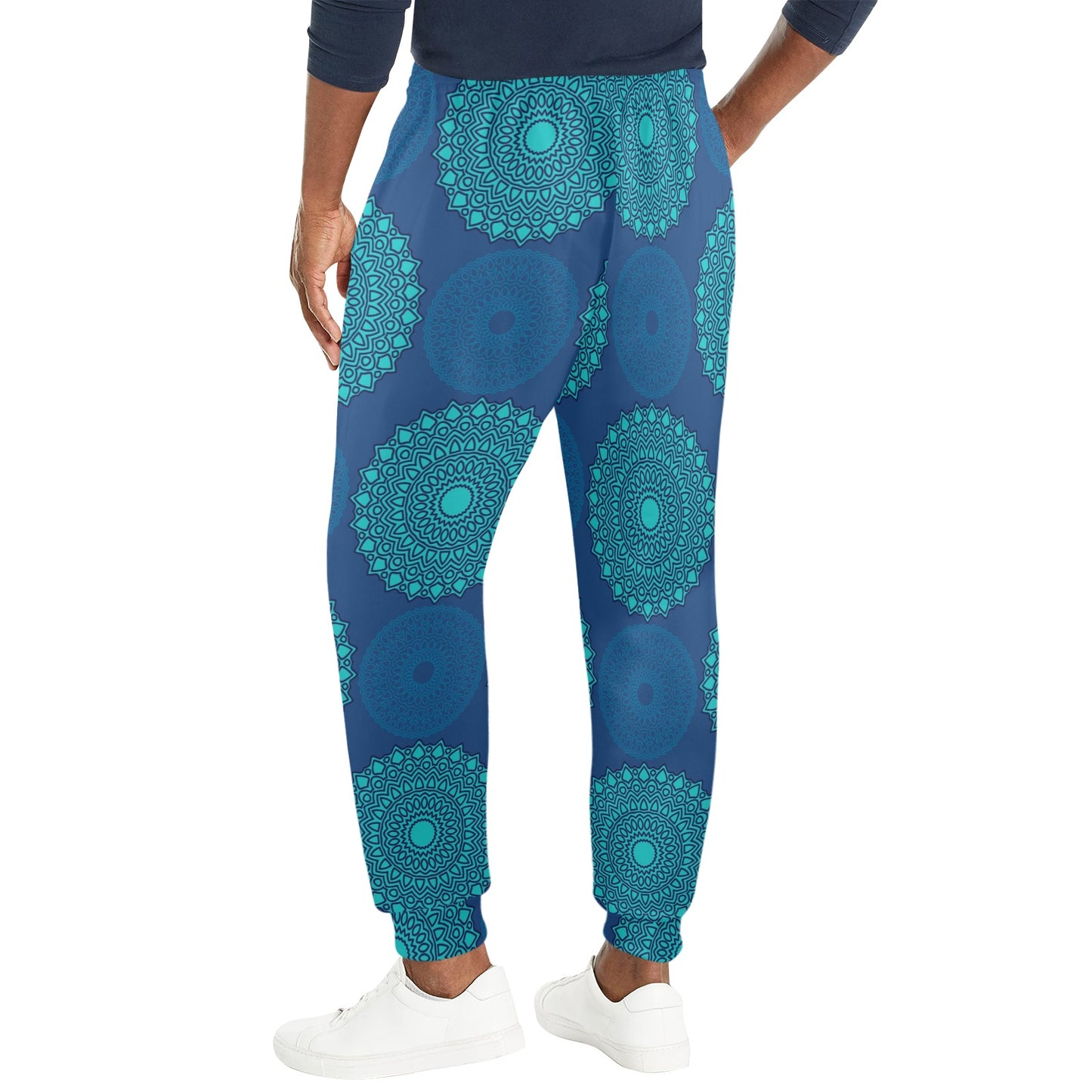Medallion Pattern Print Design 04 Men's Casual Track Pants