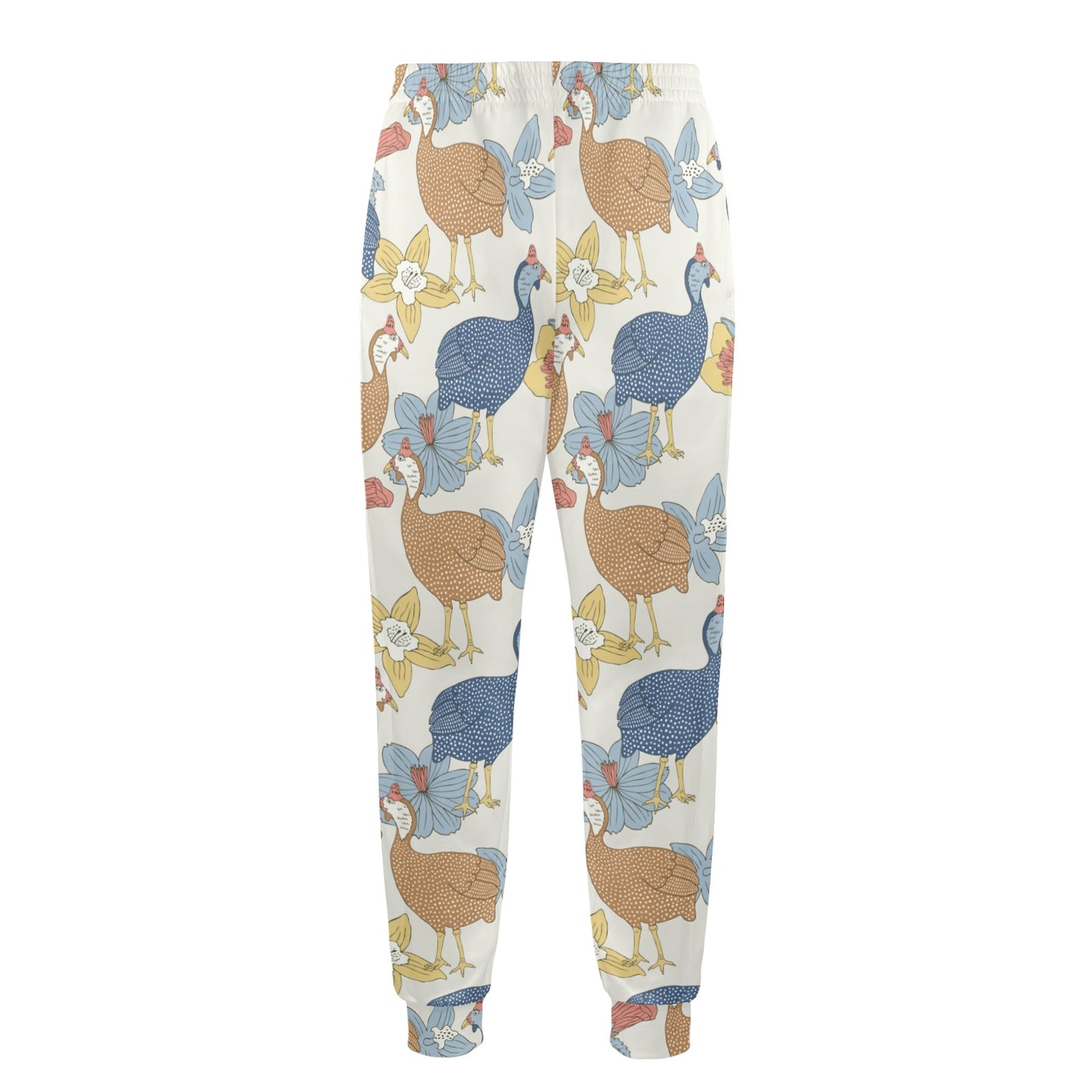 Guinea Fowl Pattern Print Design 01 Men's Casual Track Pants