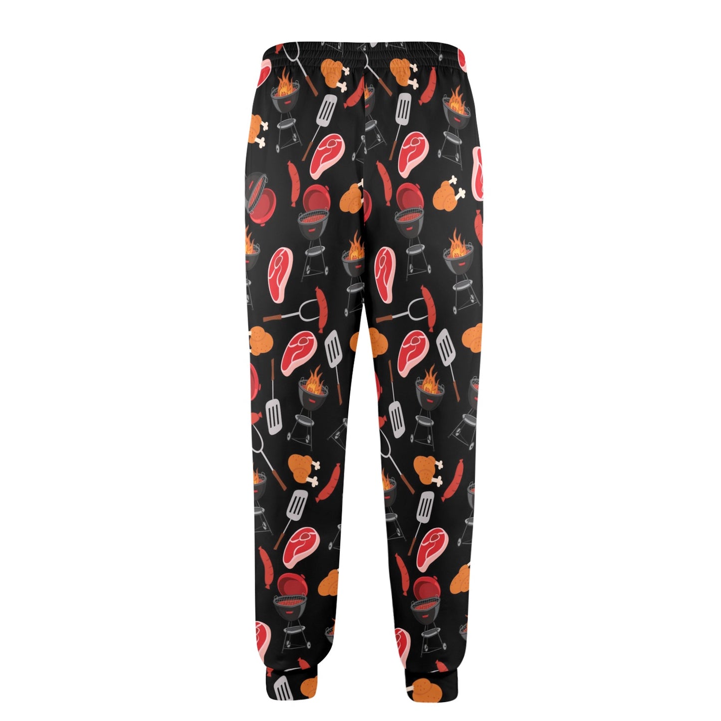 Barbecue Pattern Print Design 04 Men's Casual Track Pants