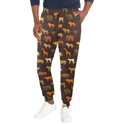 Safari Animal Print Design LKS301 Men's Casual Track Pants