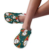 Baseball Fire Print Pattern Unisex Clogs Shoes