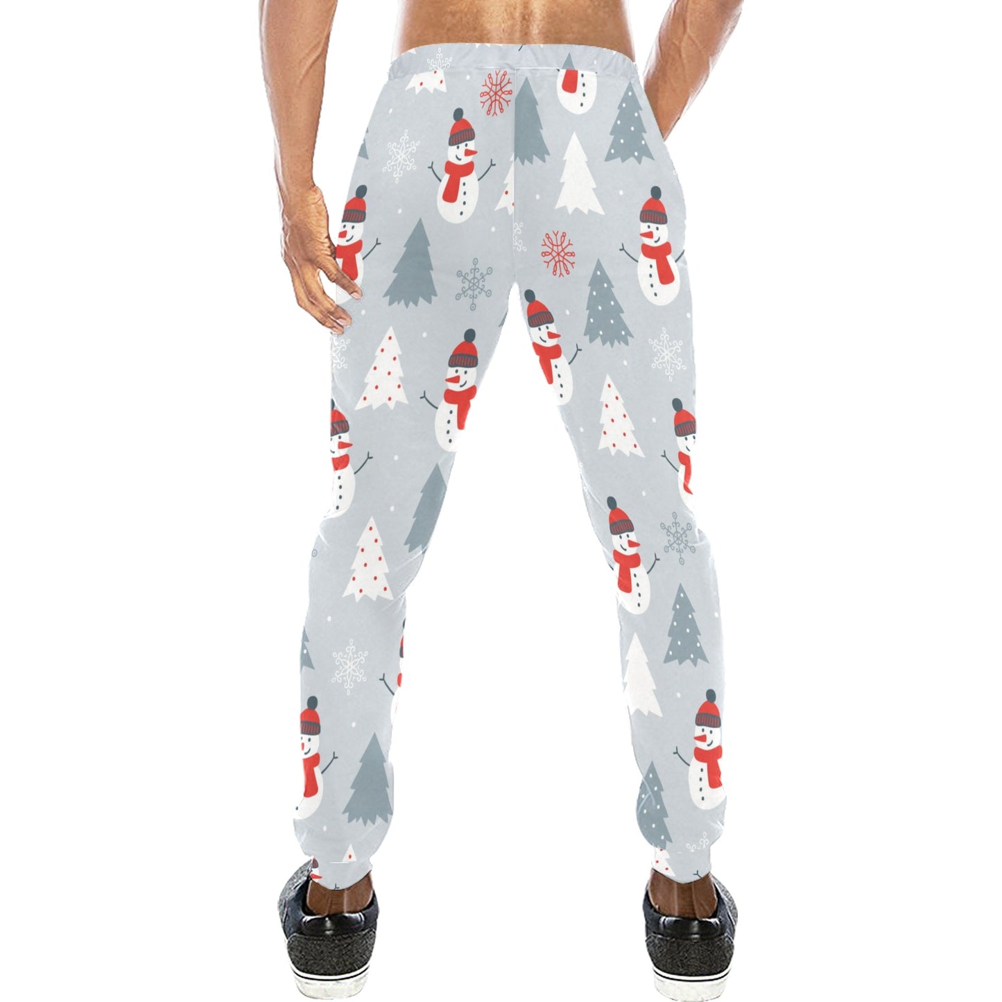 Snowman Print Design LKS302 Men's Sweatpants