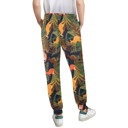 Kangaroos Pattern Print Design 07 Women's Casual Track Pants