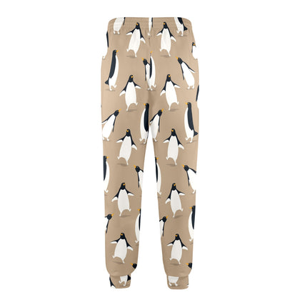 Penguin Pattern Print Design A01 Men's Casual Track Pants