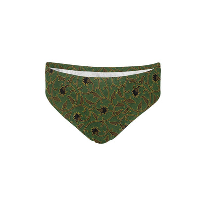 Brocade Pattern Print Design 02 Men's Swimming Briefs
