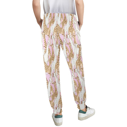 giraffe Design Print Pattern JJ0269 Women's Casual Track Pants
