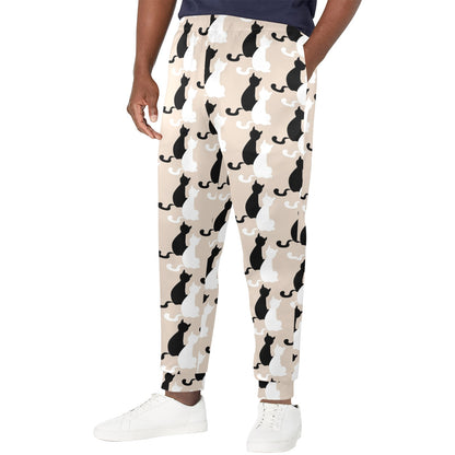 Cat Pattern Print Design 04 Men's Casual Track Pants