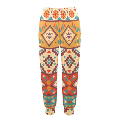 Navajo Pattern Print Design A01 Women's Casual Track Pants