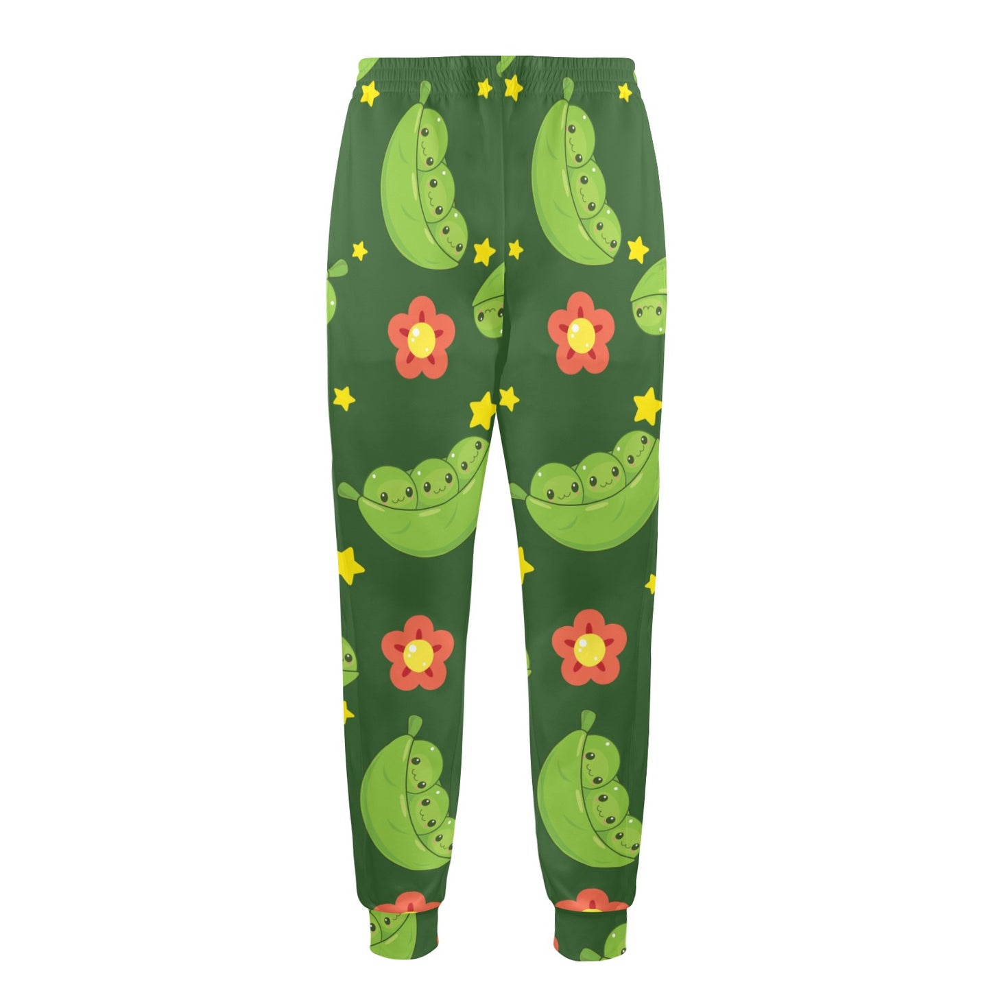 Peas Pattern Print Design A01 Men's Casual Track Pants