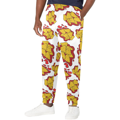 Nachos Pattern Print Design A03 Men's Casual Track Pants