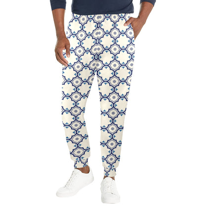 elegant Design Print Pattern JJ0185 Men's Casual Track Pants