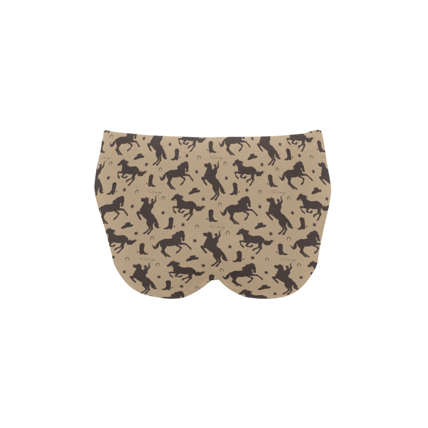 Cowboy Pattern Print Design 05 Men's Swimming Briefs