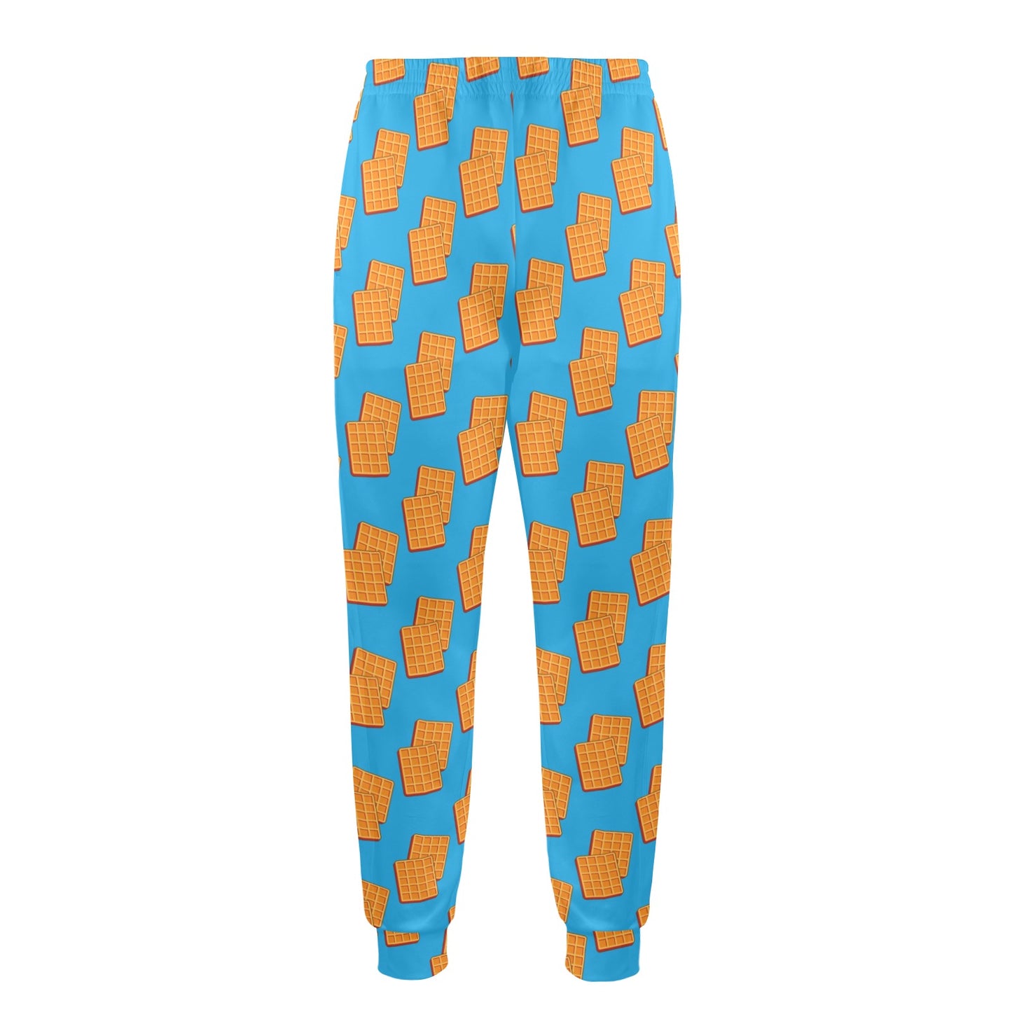 Waffle Print Design LKS304 Men's Casual Track Pants