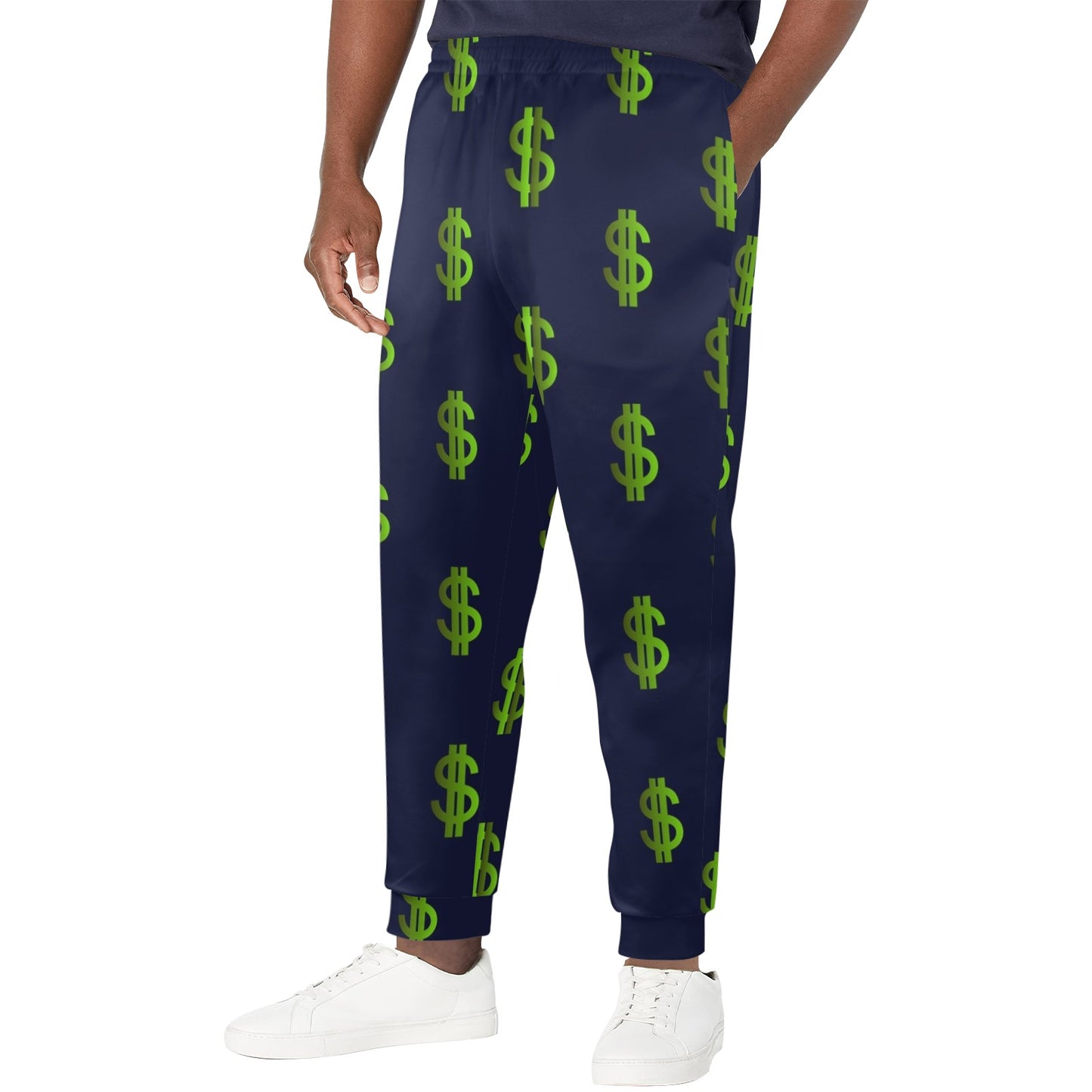 Dollar symbol Design Print Pattern JJ0122 Men's Casual Track Pants