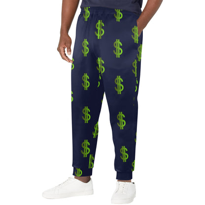 Dollar symbol Design Print Pattern JJ0122 Men's Casual Track Pants
