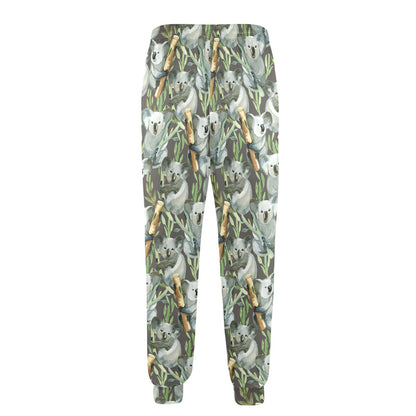 Koala Pattern Design Print Men's Casual Track Pants