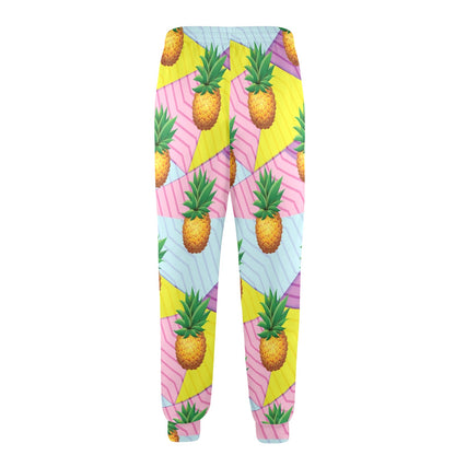 Pineapple Pattern Print Design PP05 Men's Casual Track Pants