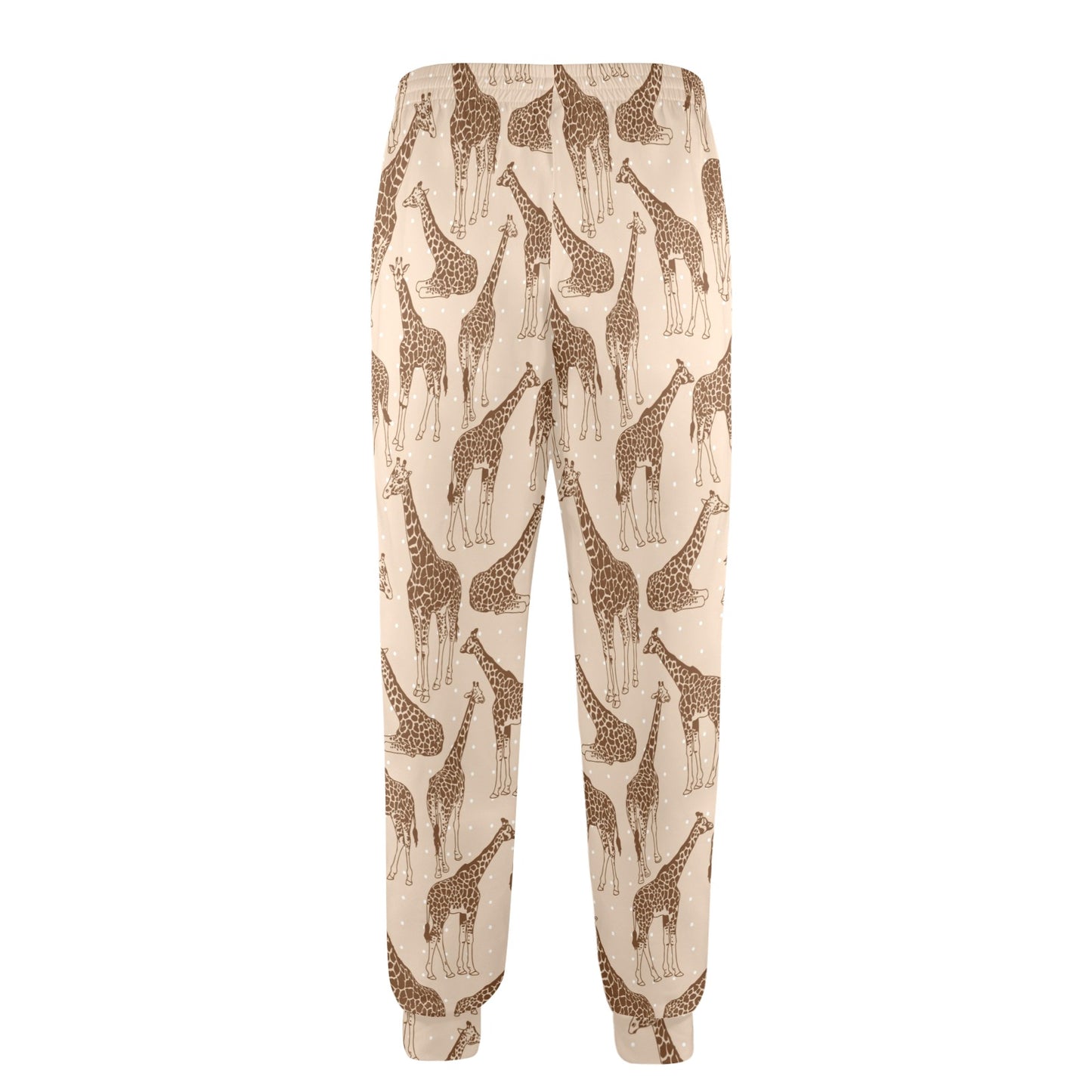 Giraffe Pattern Design Print Men's Casual Track Pants