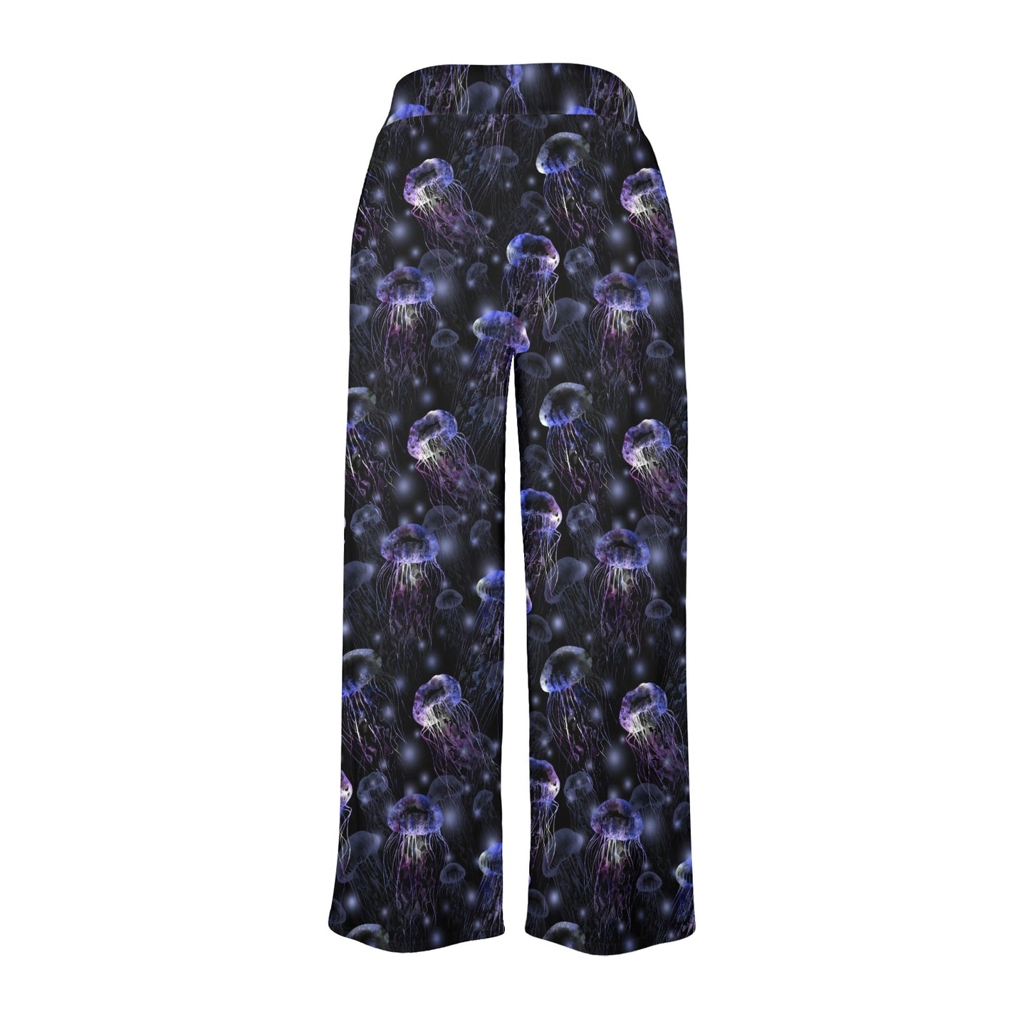 Jellyfish Themed Women's Wide Leg Lounge Pants