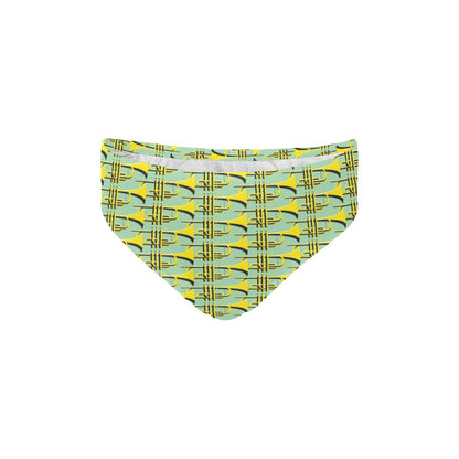 Trumpet Vintage Design Print Men's Swimming Briefs