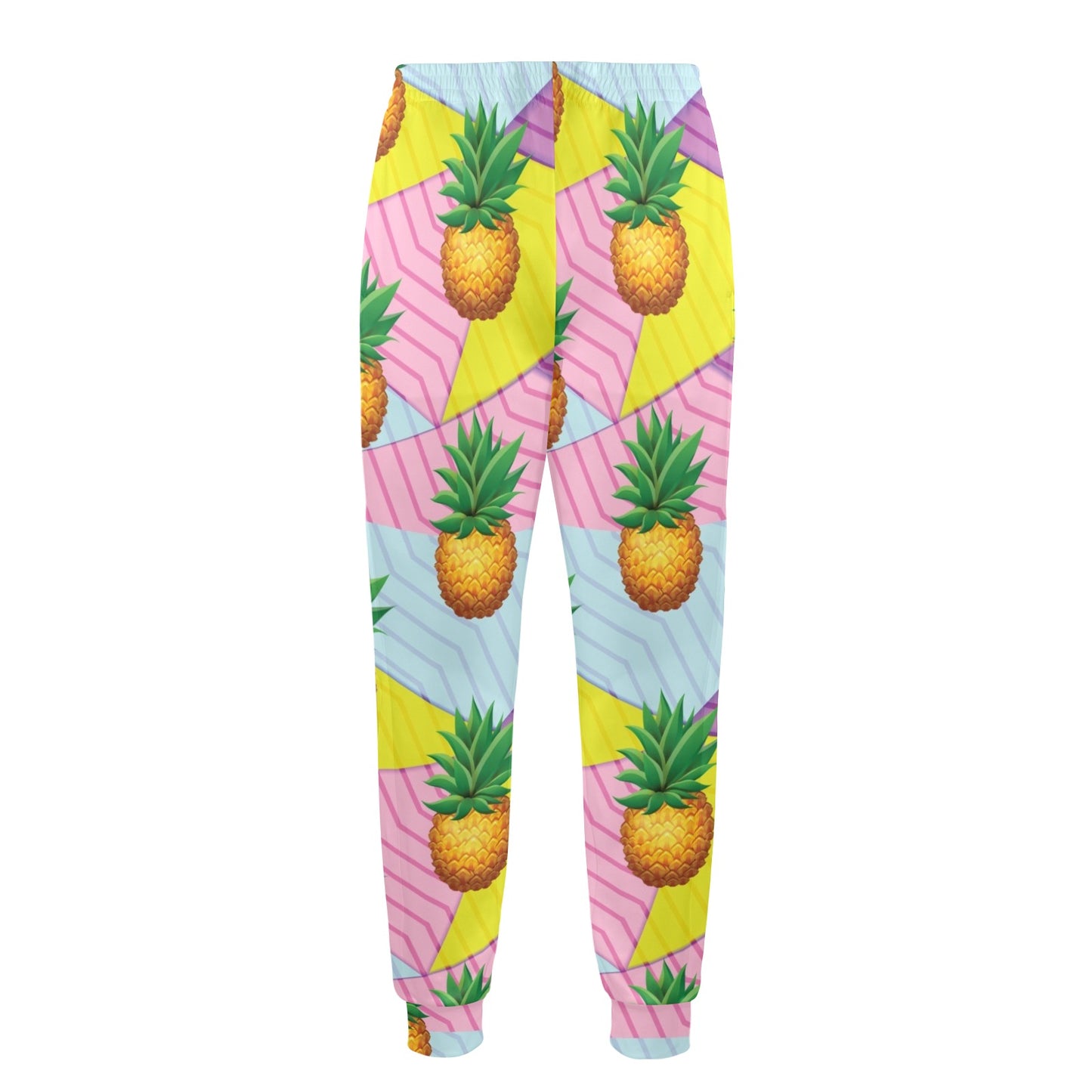 Pineapple Pattern Print Design PP05 Men's Casual Track Pants