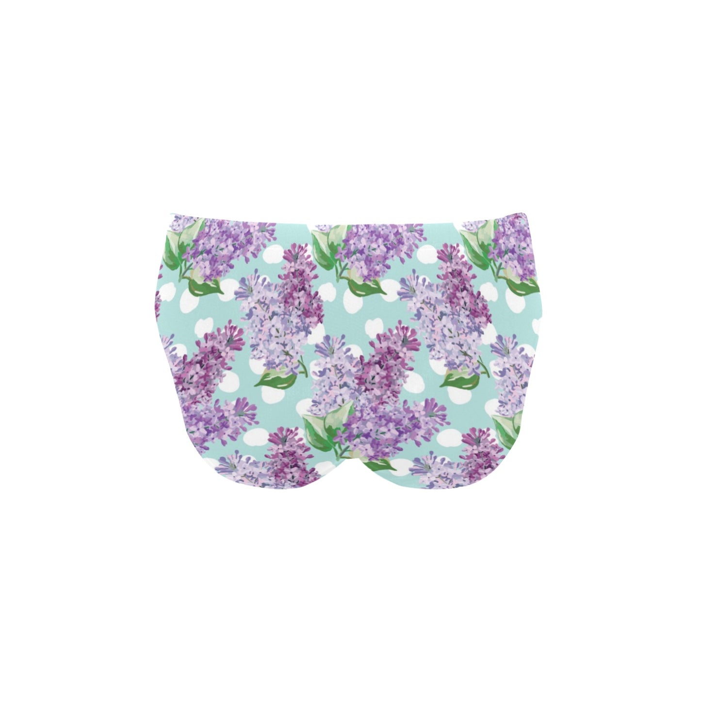 Lilac Pattern Print Design 02 Men's Swimming Briefs