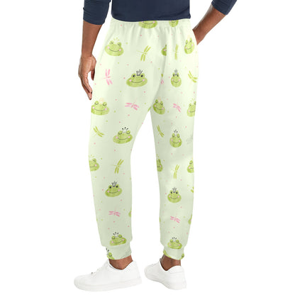 frog Design Print Pattern JJ0232 Men's Casual Track Pants