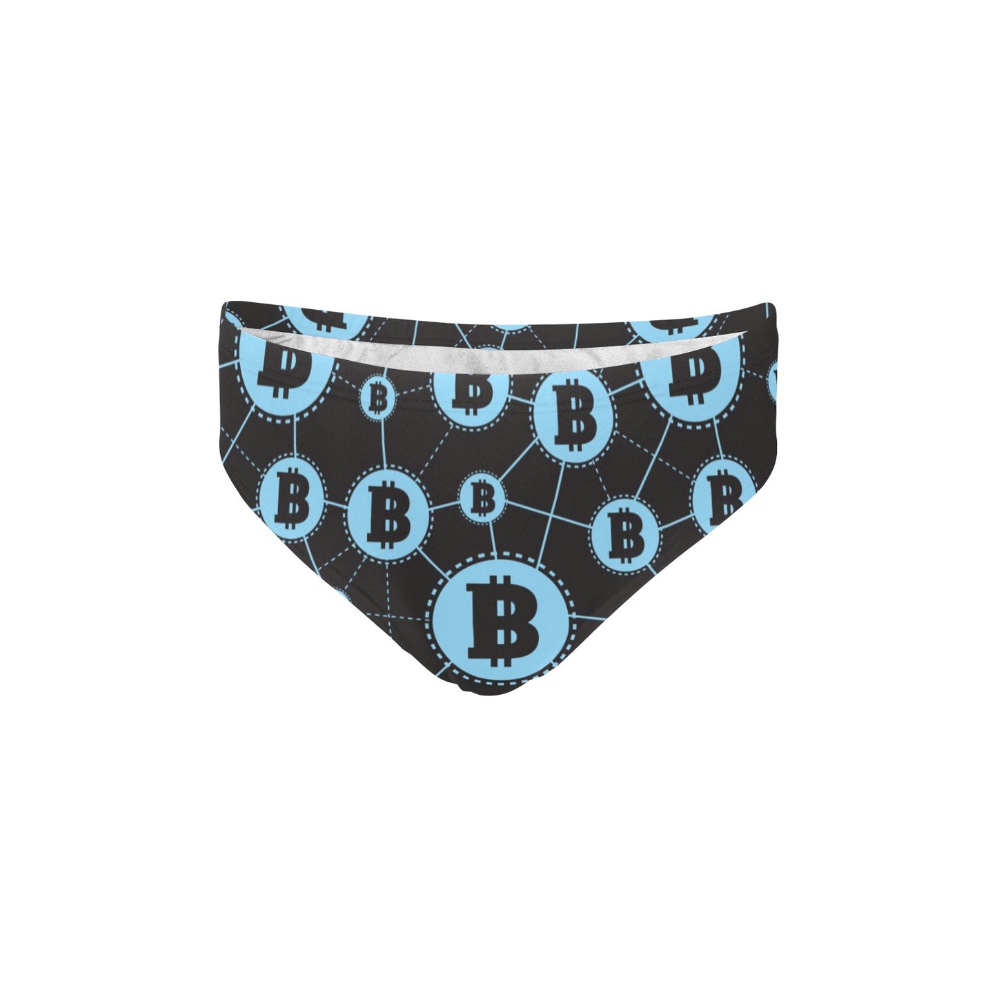 Cryptocurrency Pattern Print Design 02 Men's Swimming Briefs